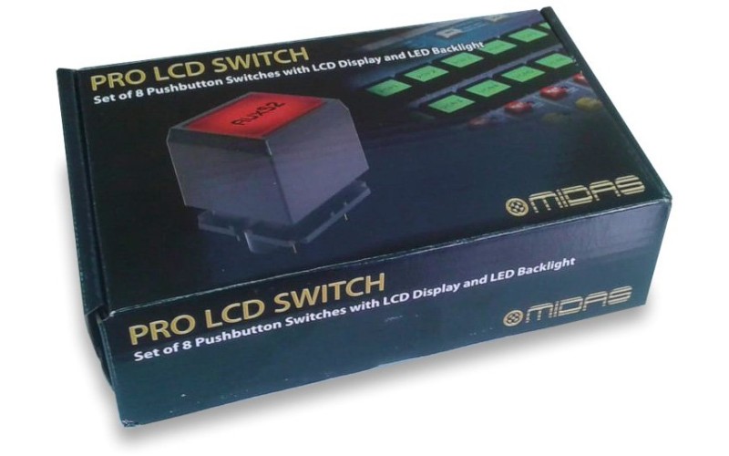 MIDAS PRO LCD SWITCH комплект из 8 кнопок