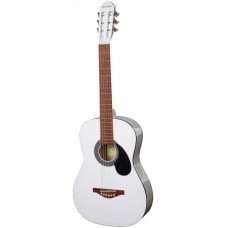 MiLena-Music ML-A1-WH Акустическая гитара, глянцевая, белая