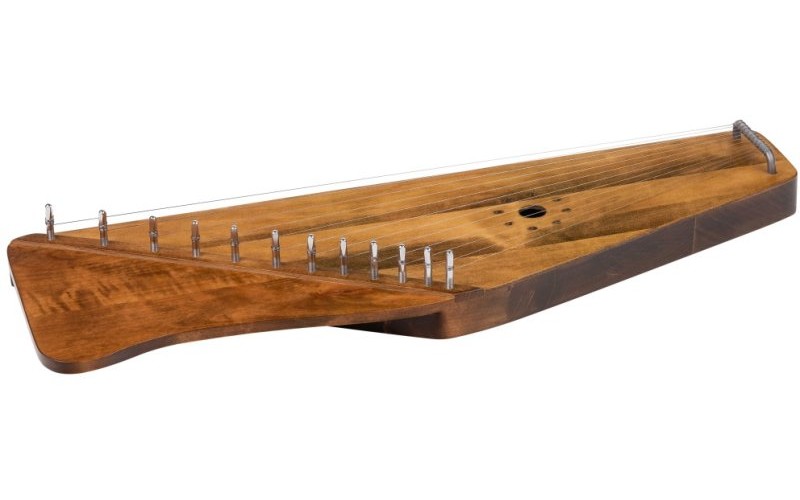 Мир гуслей MG-W12BO Гусли с волной, 12 струн, цвет мореный дуб
