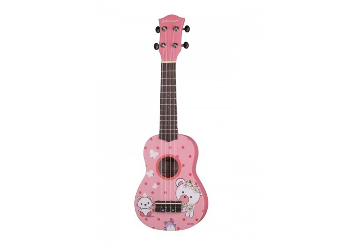 Mirra UK-300-21-FX Укулеле сопрано, с рисунком Pink