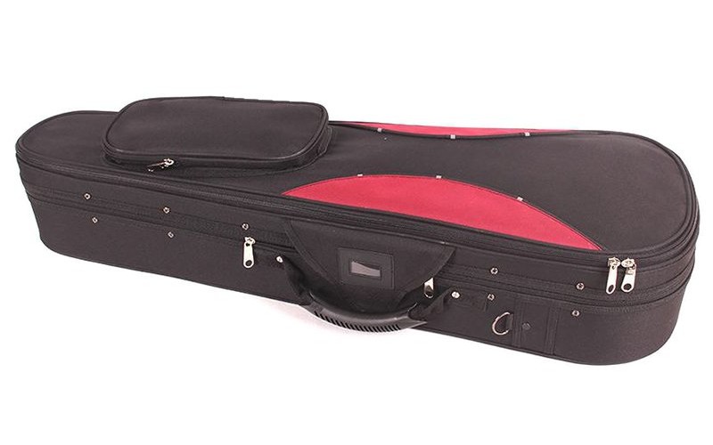 Mirra VC-G300-BKR-1/2 Футляр для скрипки размером 1/2, черный/красный