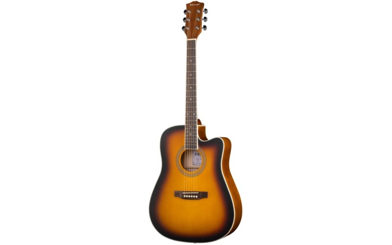 Mirra WM-C4115-SB Гитара акустическая, с вырезом, санберст