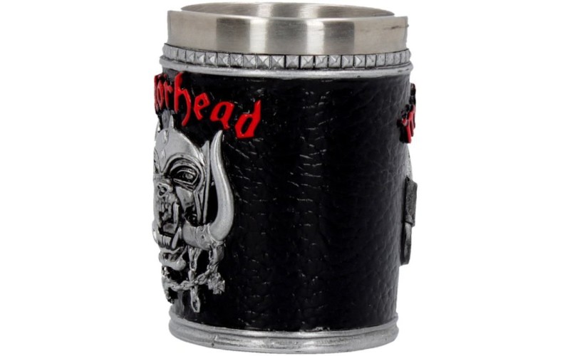 Motorhead Shot Glass 7cm 5.5x5.5x7 holds 50ml Сувенирная рюмка Motorhead, лицензионная сувенирная пр