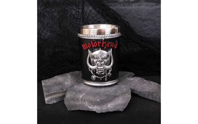Motorhead Shot Glass 7cm 5.5x5.5x7 holds 50ml Сувенирная рюмка Motorhead, лицензионная сувенирная пр