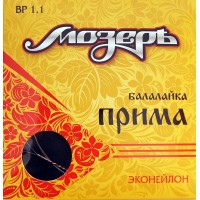 Мозеръ BP1.1 Комплект струн для балалайки прима, латунь 0,29