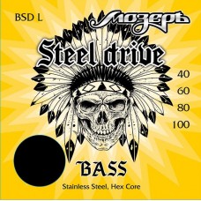 Мозеръ BSD-L Steel Drive Комплект струн для бас-гитары, сталь, 40-100