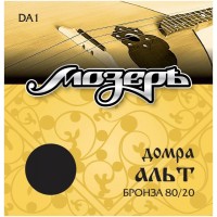 МОЗЕРЪ DA1 - Струны для домры, спецкерн (Россия) в обмотке бронза 80/20 (США) 