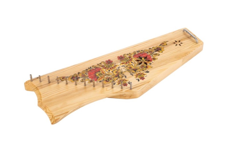 Мозеръ GWS-121S-EAR Гусли, 12струнные, со звукоснимателем, цвет ель, хохломская роспись