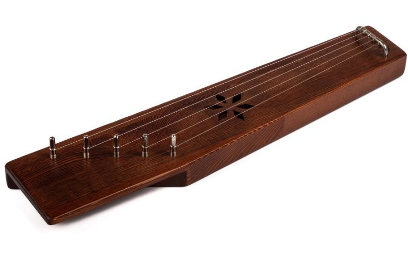 Мозеръ GWS-51W Гусли 5 струн детские, крыловидные, цвет орех