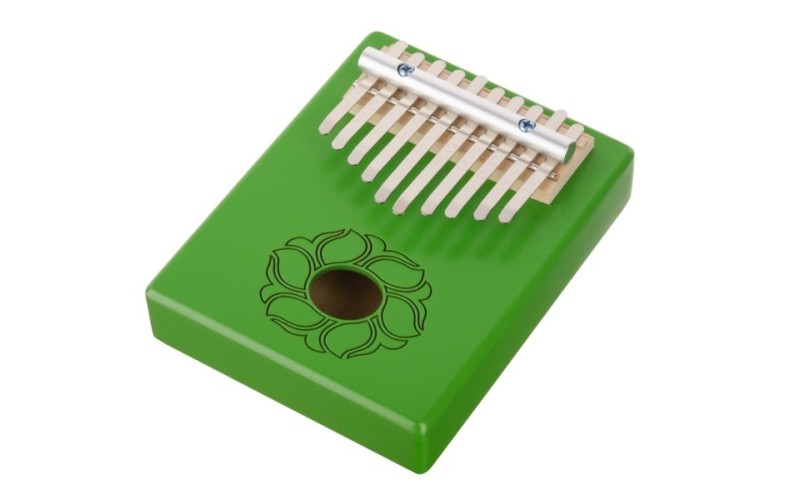 Мозеръ KMKr-1-GR Piastra Калимба, резонаторная, 10 язычков, прямоугольная, зеленая