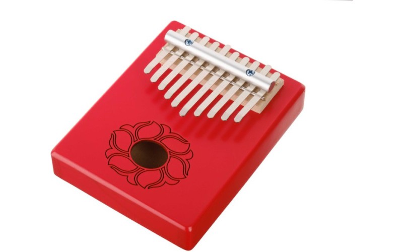 Мозеръ KMKr-1-R Piastra Калимба, резонаторная, 10 язычков, прямоугольная, красная