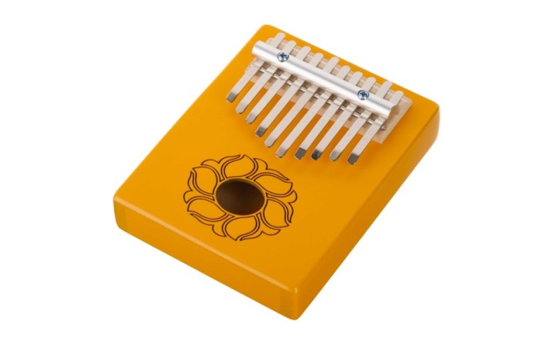 Мозеръ KMKr-1-Y Piastra Калимба, резонаторная, 10 язычков, прямоугольная, желтая