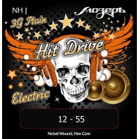 Мозеръ NH-J Hit Drive Jazz Комплект струн для электрогитары, 12-55