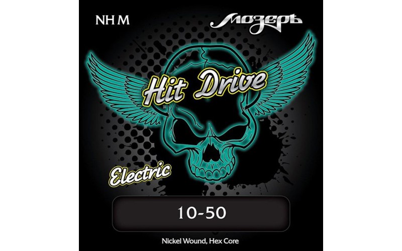 Мозеръ NH-M Medium Hit Drive Комплект струн для электрогитары, 10-50
