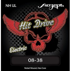 Мозеръ NH-UL Hit Drive Ultra Light Комплект струн для электрогитары, 8-38