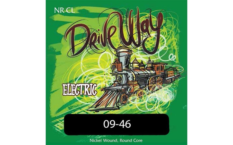 Мозеръ NR-CL Drive Way Комплект струн для электрогитары, никель, Custom Light, 9-46