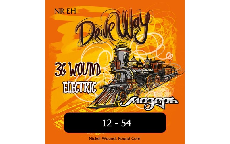 Мозеръ NR-EH Drive Way Комплект струн для электрогитары, Extra Heavy, 12-54, никель