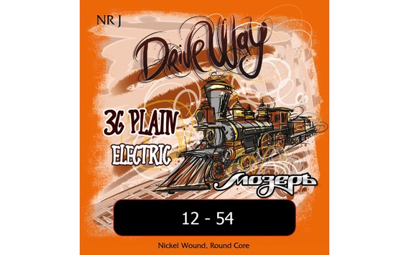 Мозеръ NR-J Drive Way Комплект струн для электрогитары, Jazz, 12-54, никель