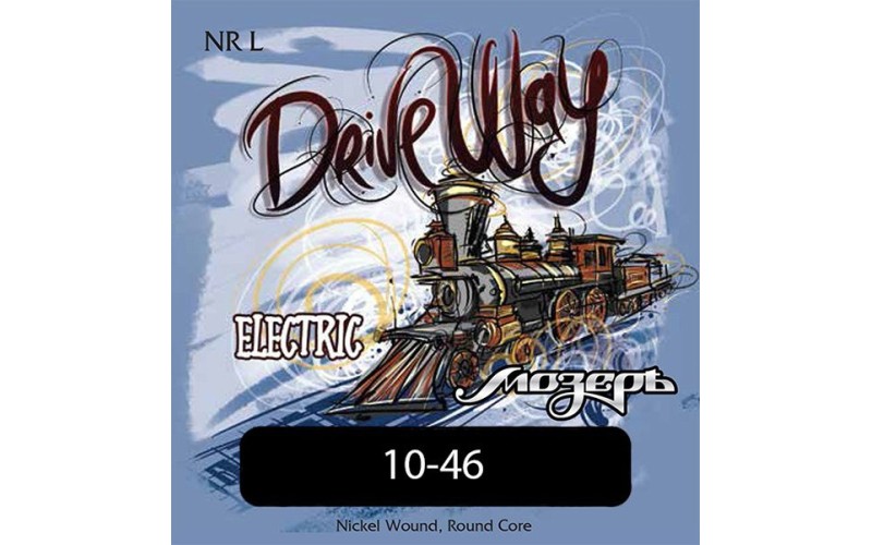 Мозеръ NR-L Drive Way Комплект струн для электрогитары, никель, Light, 10-46