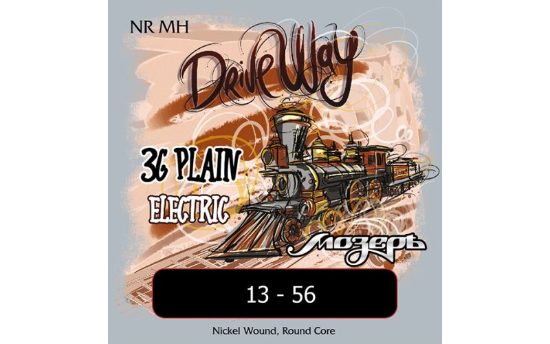 Мозеръ NR-MH Комплект струн для электрогитары, Mega Heavy, 13-56, никель