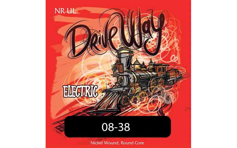 Мозеръ NR-UL Drive Way Комплект струн для электрогитары, никель, Ultra Light, 8-38