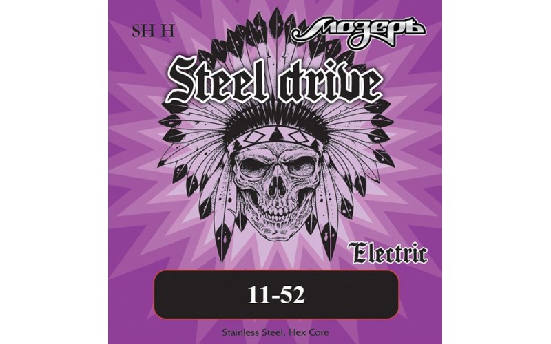 Мозеръ SH-H Steel Drive Комплект струн для электрогитары, сталь, 11-52