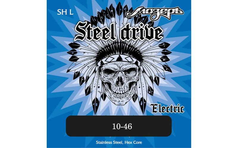 Мозеръ SH-L Steel Drive Комплект струн для электрогитары, сталь, 10-46
