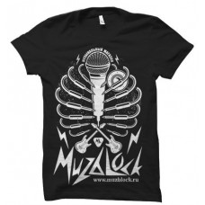 MUZBLOCK T-shirts Music Skeleton – футболки, S, M, L, XL