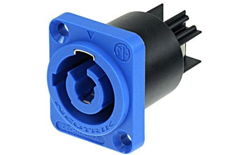 Neutrik NAC3MPA-1 - панельный разъем PowerCon, входной (син), 20A/250В