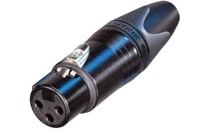 Neutrik NC3FXX-BAG - кабельный разъем XLR female черненый корпус