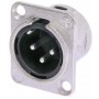 Neutrik NC3MD-L-1 - панельный разъем XLR male