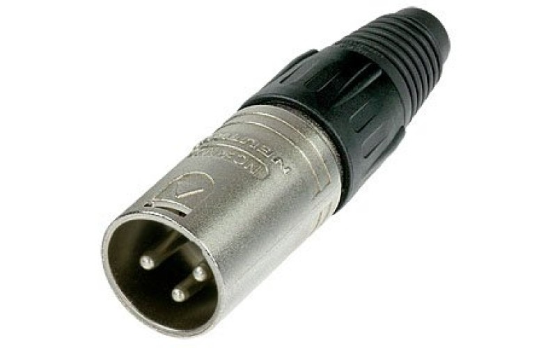 NEUTRIK NC3MX - канон, кабельный, (папа), 3 контакта