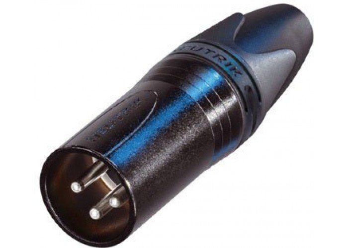 NEUTRIK NC3MXX-BAG - кабельный разъем XLR (папа) черненый корпус