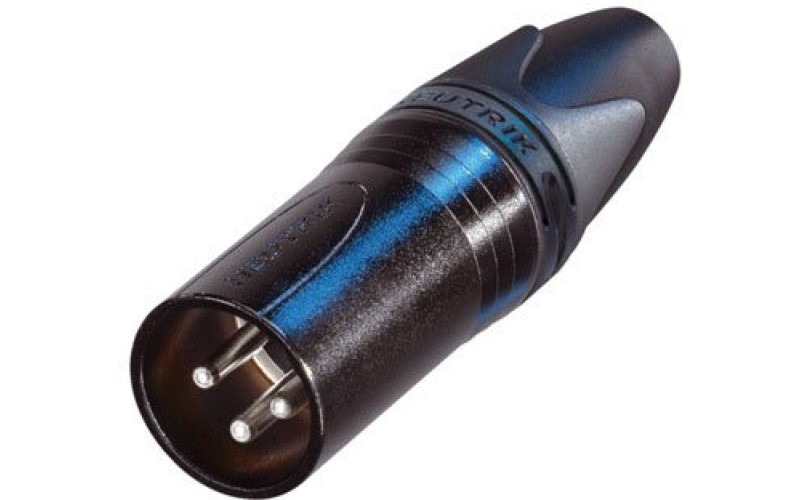 NEUTRIK NC3MXX-BAG - кабельный разъем XLR (папа) черненый корпус