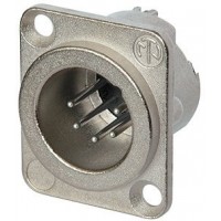 Neutrik NC5MD-LX - панельный разъем XLR male 5 контактов с дополнительной защитой от RF помех