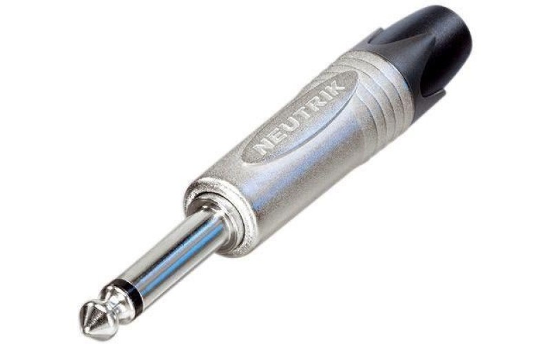 Neutrik NP2X - разъем Jack 6.3мм TS (моно) штекер, толщина 14.5мм