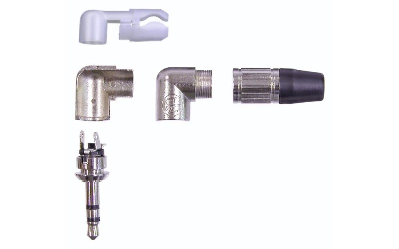 NEUTRIK NTP3RC - джек стерео угловой, кабельный, 3.5 мм, корпус металл, цвет - никель