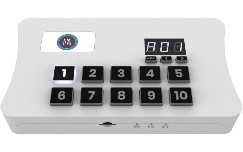 NICOLAUDIE ARCHITECTURAL SLESA-U11 - DMX интерфейс, 1024+DMX каналов, 99 сцен, 5 зон