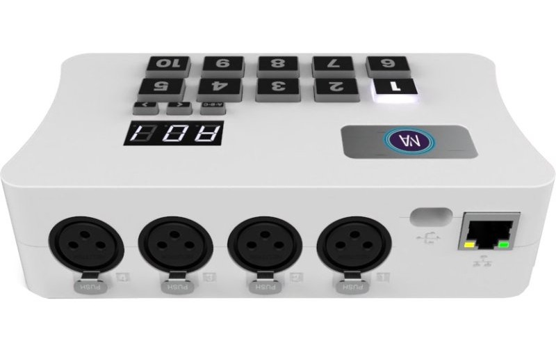 NICOLAUDIE ARCHITECTURAL SLESA-U11 - DMX интерфейс, 1024+DMX каналов, 99 сцен, 5 зон