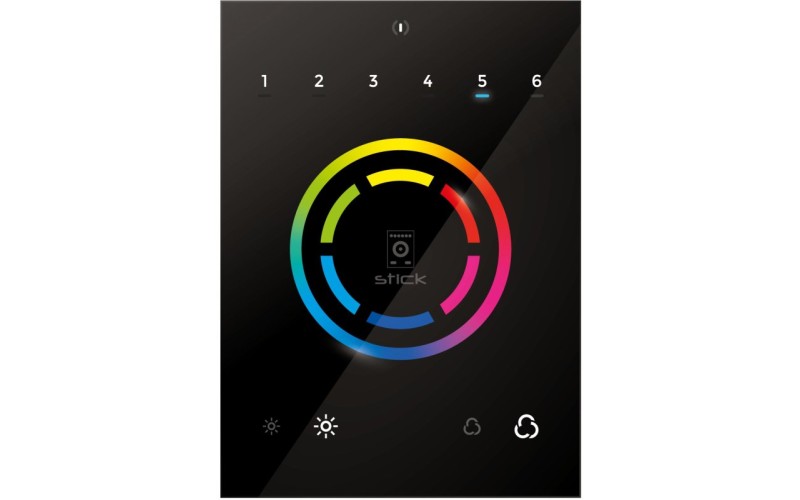 NICOLAUDIE ARCHITECTURAL STICK-CW4 - настенный сенсорный DMX контроллер 1024 канала, 36 сцен, 1 зона