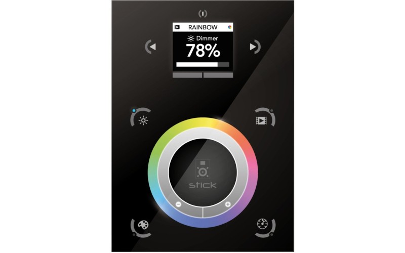 NICOLAUDIE ARCHITECTURAL STICK-DE3 - настенный сенсорный DMX контроллер, 1024 канала, цветной диспле