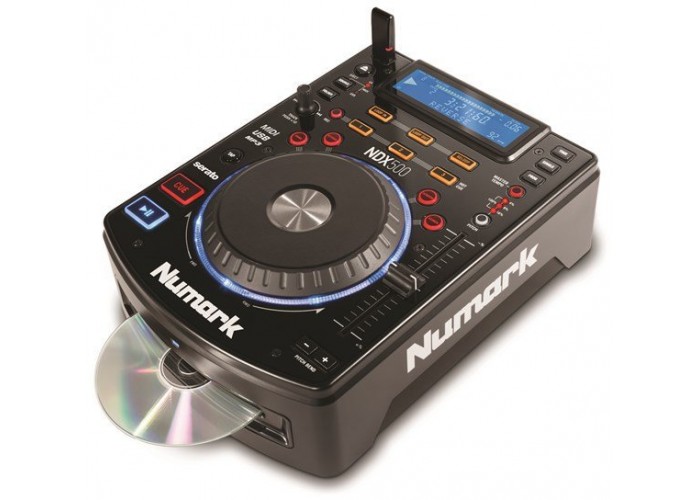 NUMARK NDX500, настольный CD/MP3-плеер, USB-Flash, встроенная аудио карта, USB-midi