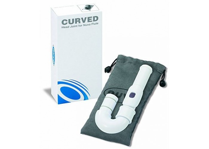 NUVO Curved Head Joint in Tote Bag - White Изогнутая головка флейты