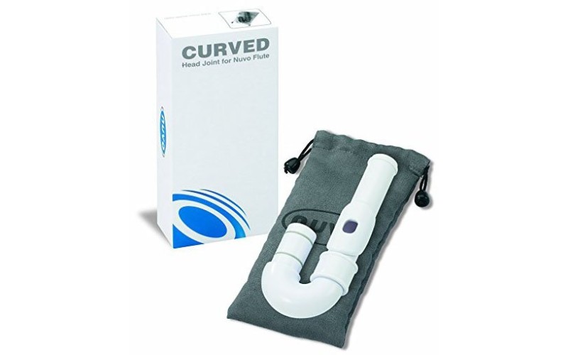 NUVO Curved Head Joint in Tote Bag - White Изогнутая головка флейты