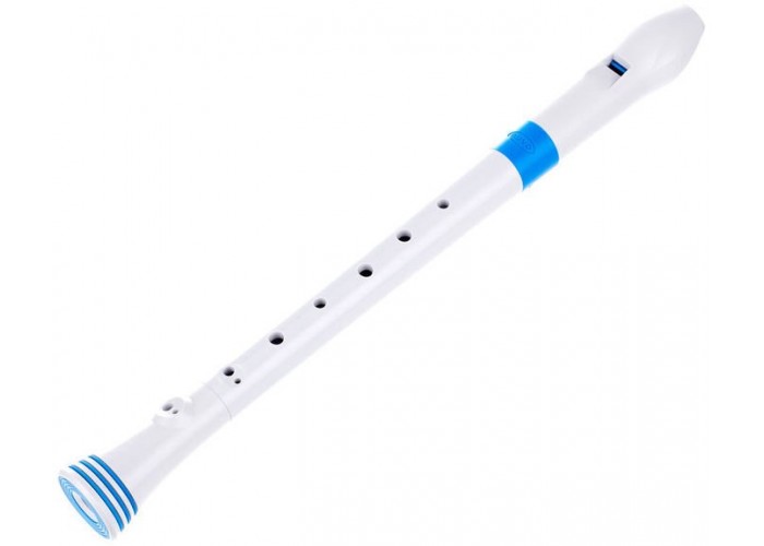 NUVO Recorder baroque White/Blue - блок-флейта сопрано, строй - С, барочная система