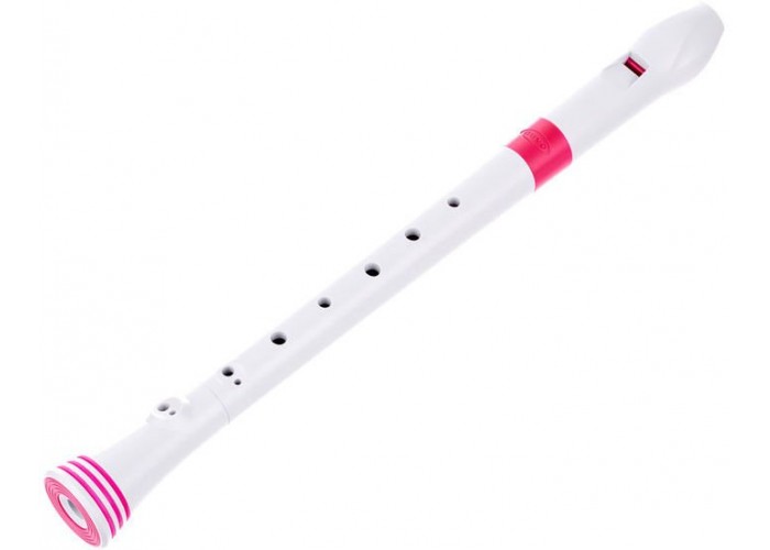 NUVO Recorder baroque White/Pink - блок-флейта сопрано, строй - С, барочная система