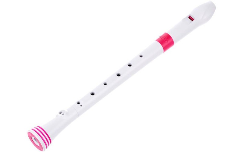 NUVO Recorder baroque White/Pink - блок-флейта сопрано, строй - С, барочная система