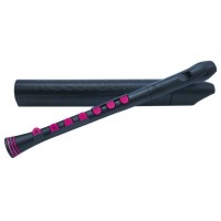 NUVO Recorder+ Black/Pink with hard case блок-флейта сопрано, строй - С, немецкая система, накладка