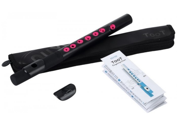 NUVO TooT (Black/Pink) - блок-флейта TooT, жёсткий чехол