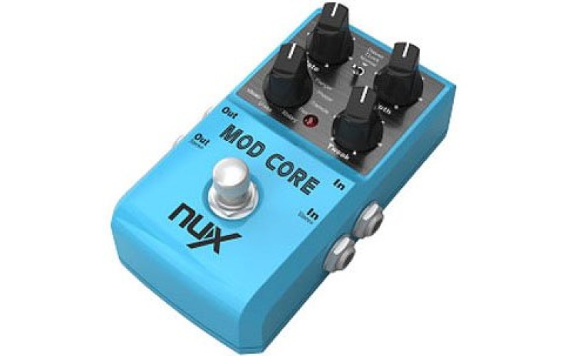 NUX MOD CORE - педаль эффектов Chorus, flanger, phaser, tremolo, rotary, pan, u-vibe and vibrato